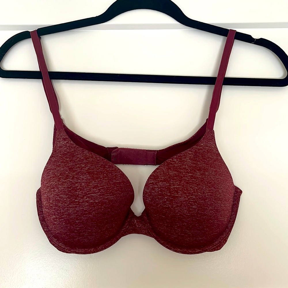 34C Maroon Victoria’s Secret Bra